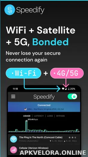 Speedify скриншот 1