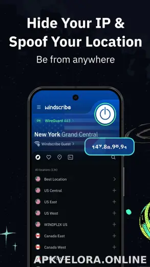 Windscribe скриншот 5